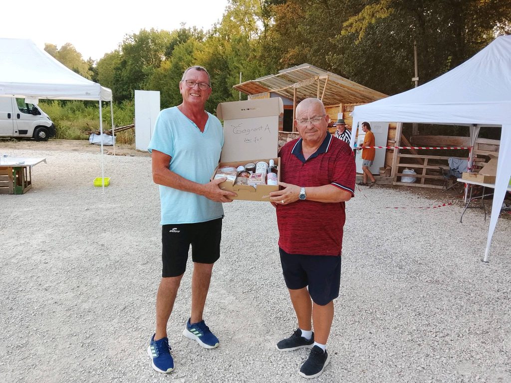 Gagnants du A : Michel Desbois et Claude Lavigne